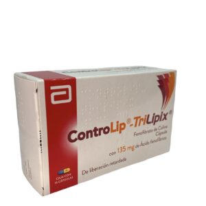 Controlip-Trilipix (Fenofibrato De Colina/Ac Fenofibrico) Cap 135 Mg C/15 Abbot