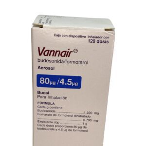 Vannair (Budesonida/Formoterol) Aerosol P/Inh 80/4.5 ?g 120 Dosis Astrazeneca