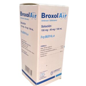 Broxol Air Ped (Ambroxol/Salbutamol) Sol 150/40 Mg C/60 Ml Carnot