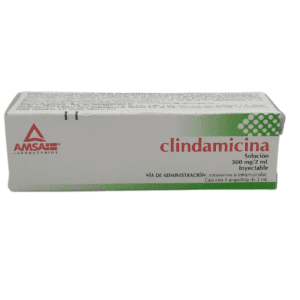 Clindamicina Sol Iny 300 Mg/2 Ml C/1 Amp Amsa