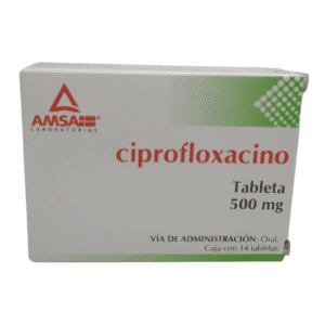 Ciprofloxacino Tab 500 Mg C/14 Amsa