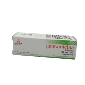 Gentamicina sol iny 80 mg 2 ml C/1 Amsa