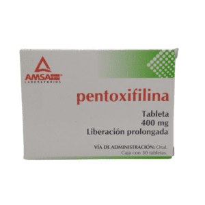 Pentoxifilina tab lib prol 400 mg C/30 Amsa