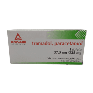 Paracetamol/tramadol tab 325/37.5 mg C/20 Amsa