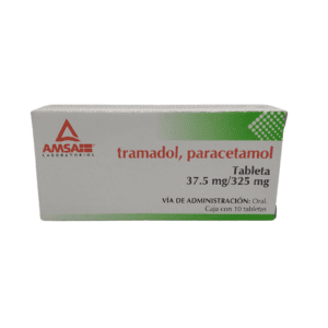 Paracetamol/tramadol tab 325/37.5 mg C/10 Amsa