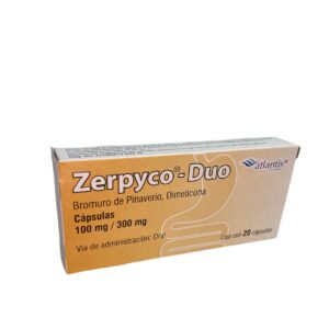 Zerpyco-Duo (Bromuro De Pinaverio/Dimeticona) Cap 100/300 Mg C/ 20 Atlantis