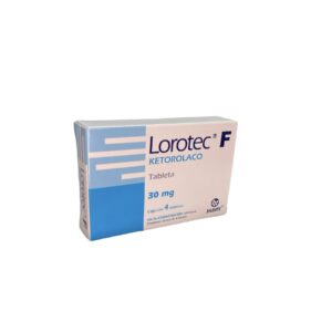 Lorotec F (Ketorolaco) Tab Sublingual 30 Mg C/4 Maver