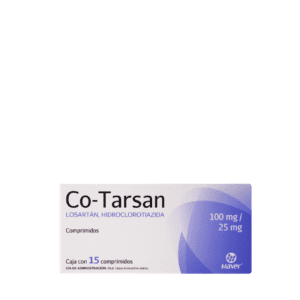 Co-Tarsan (Losart/Hidroc) Tab 100/25 Mg C/15 Maver