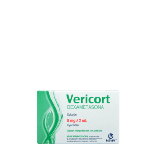 Vericort (Dexametasona) Sol Iny 8 Mg/2 Ml C/3 Maver