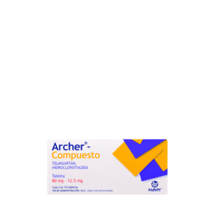 Archer Compuesto (Telmisartan/Hidroclorotiazida) Tab 80/12.5 Mg C/14 Maver