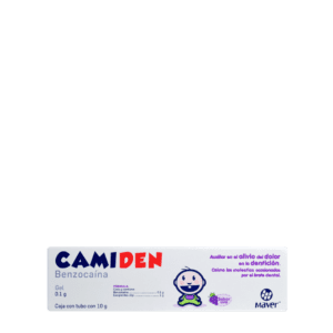 Camiden (Benzocaina) Gel 0.1 G Tubo C/10 G Maver