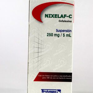 Nixelaf-C (Cefalexina) Susp 250 Mg/5 Ml P/100 Ml Bruluagsa