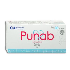 Punab (Losartan) Tab 50 Mg C/30 Wermar Cad Nov/22