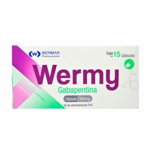 Wermy (Gabapentina) Cap 300 Mg C/15 Wermar