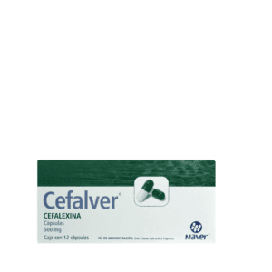 Cefalver (Cefalexina) Cap 500 Mg C/12 Maver