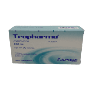 Tropharma (Eritromicina) Tab 500 Mg C/20 Alpharma