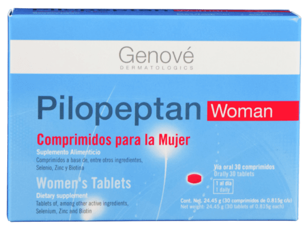 Pilopeptan Woman (Multivitaminico P/Cabello) Comp 0.815 G C/30 Genove